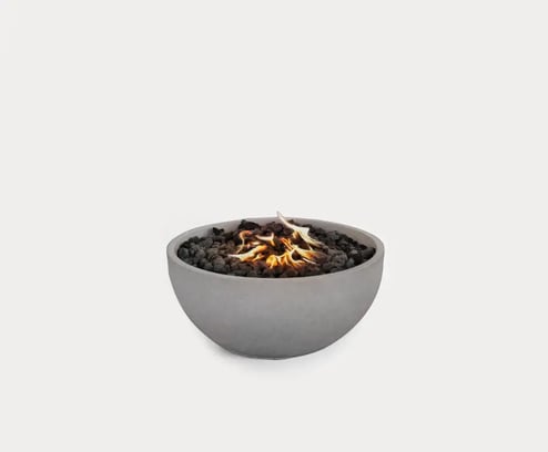 〈新品未使用〉タク上手 TACJOWZ BGO bonfiregooutside Lumi fire bowl, warm grey | Techo-Bloc